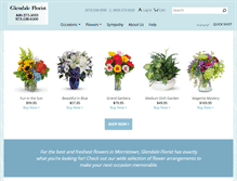 Tablet Screenshot of glendalefloristnj.com